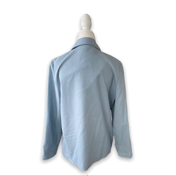 baby blue linen blazer - Picture 2 of 2